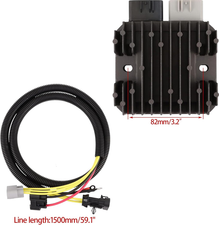 WOOSTAR 5 Pin Spannungsregler Kabelbaum Länge 1500mm Ersatz für Polaris RZR 4 900 1000 570 Sportsman