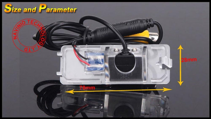 Rückfahrkamera kennzeichenbeleuchtung mit Einparkhilfe Replacement for VW Polo 2C Bora Golf MK4 MK5