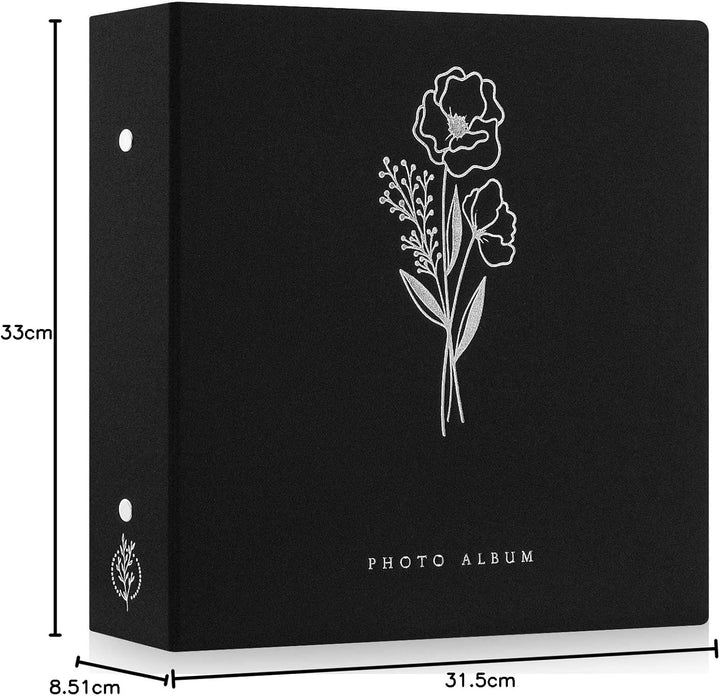 Lanpn Fotoalbum 10x15 1000, Extra Grosses XXL Leinen Einstecken Einsteckalbum für Hoch und Querforma