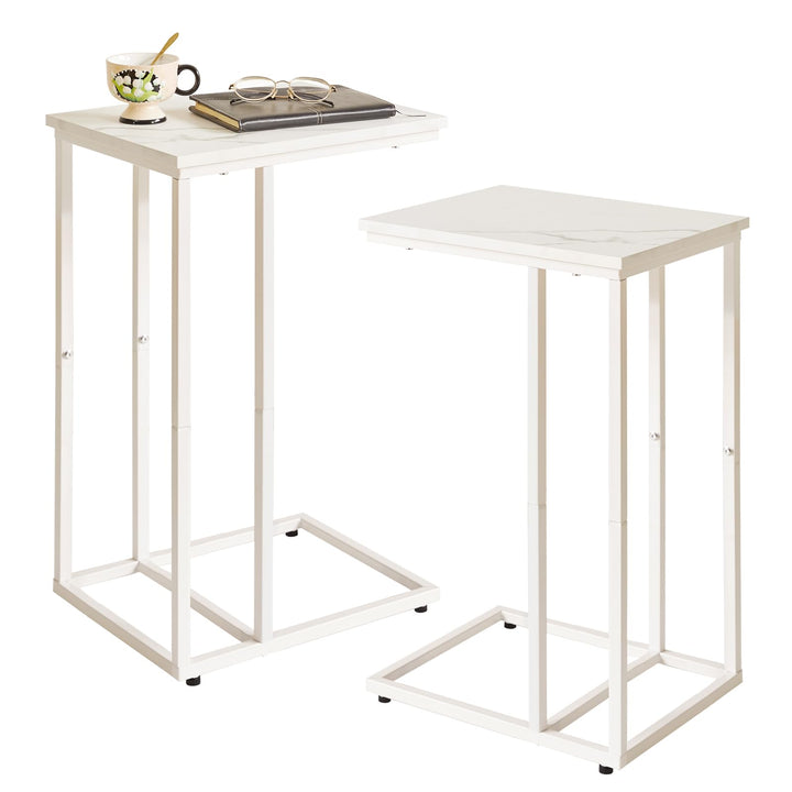 Aibiju 2 Stücke Kleiner beistelltisch, Sofa beistelltisch, beistelltisch Wohnzimmer für Wohnzimmer S
