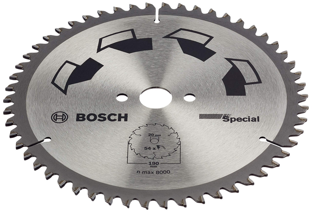 Bosch Accessories 1x Kreissägeblatt Special (Sägeblatt für Holz, Nichteisenmetalle, Kunststoffe, Ø 1