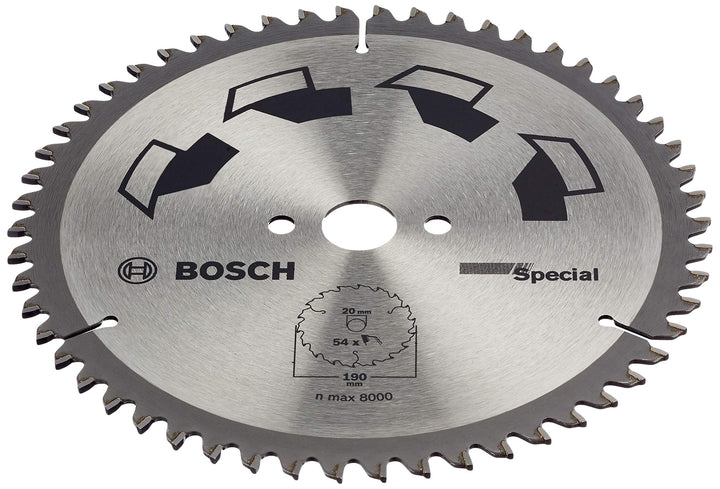 Bosch Accessories 1x Kreissägeblatt Special (Sägeblatt für Holz, Nichteisenmetalle, Kunststoffe, Ø 1