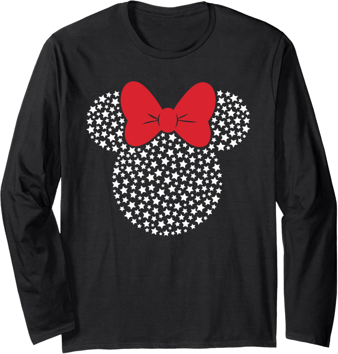 Disney Minnie Mouse Stars Americana Langarmshirt