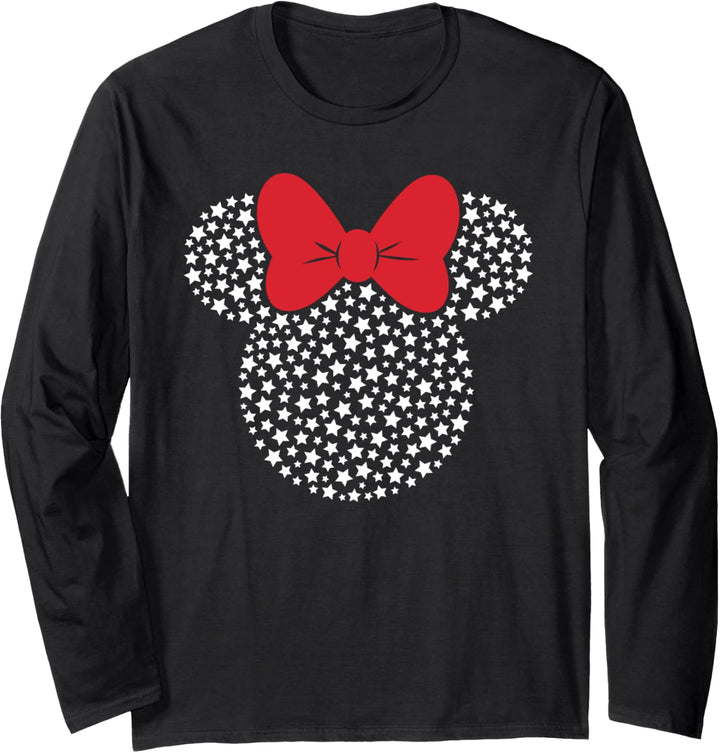 Disney Minnie Mouse Stars Americana Langarmshirt