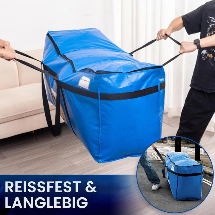 TAILI Extra grosse Umzugstasche für Umzug, Lagerung Bettwäsche Kleidung Decken Bettdecke Quilt Jumbo