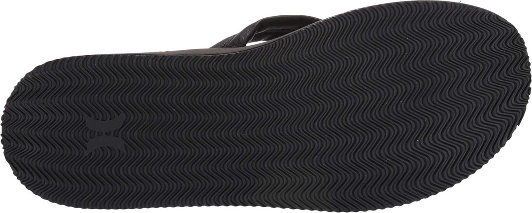 Hurley Nike Lunarlon Lunar Leather Flip Flop Sandal Herren Flipflop 38.5 EU Schwarz Schwarz Anthrazi