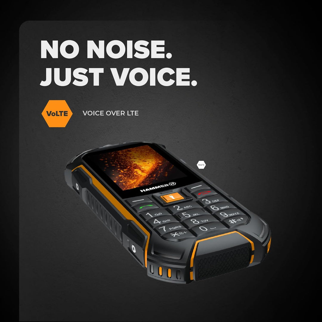 Hammer Boost 2 LTE IP68 2,4" Reinforced 3500 mAh LTE, Schwarz-Orange Orange 2,4, Orange 2,4