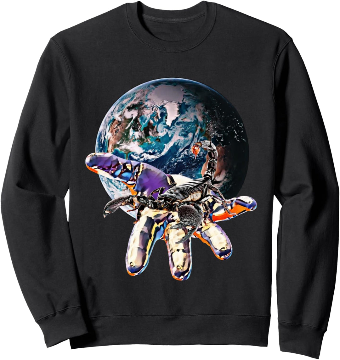 Skorpion Sternzeichen Terrarium Motiv giftig Tiere Skorpione Sweatshirt