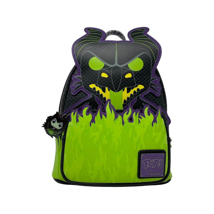 Pop by Loungefly Disney Maleficent Dragon Cosplay Rucksack, schwarz, Mini, Loungefly Mini Rucksack