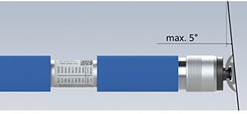 Airline-Beam - Sperrbalken für Airlineschienen 1500 - 2200 mm - Überzug blau
