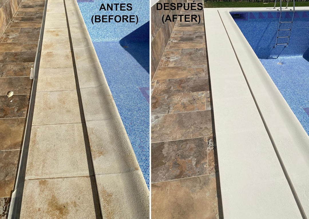 Tecno Prodist RENOVATEC CORONA (5 Kg) SAND WEISS Renovierungsfarbe für Schwimmbadränder und -abdecku