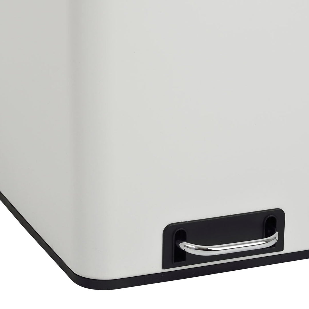 SVITA TM2X24 Treteimer 48 Liter Abfalleimer Mülleimer Design Mülltrennung Papierkorb Küchen-Ordnung