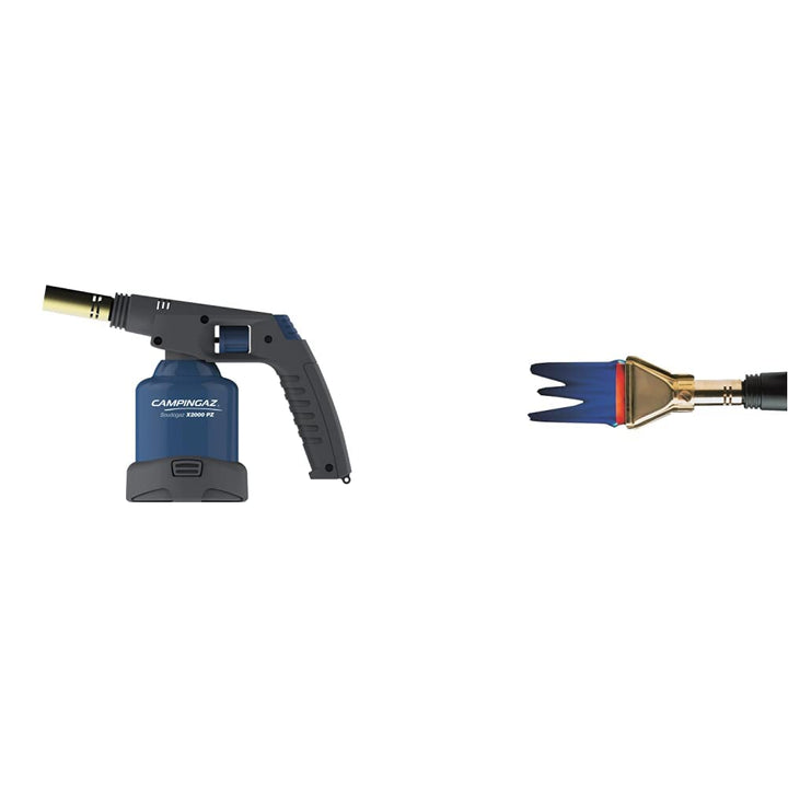 Campingaz Lötlampe Soudogaz X2000 mit Piezo Zündung für Stechkartusche C206 GLS, 2000026177 & Flachb