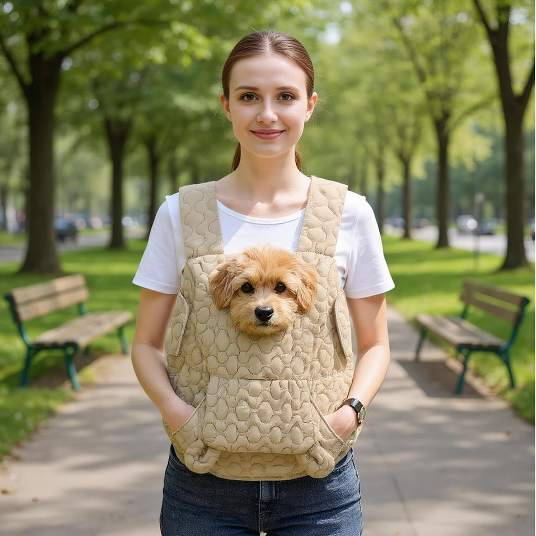Hunde Rucksack | Atmungsaktiv Und Weich Mit Taschen - Kleine Hunde Trage Rucksack Und Reisetasche -