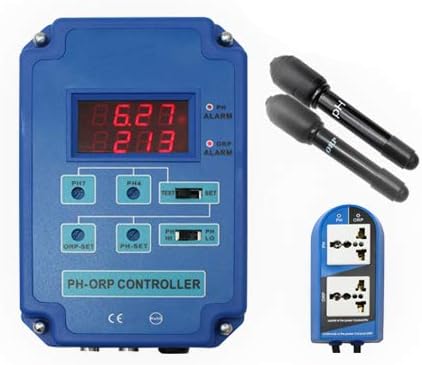 OCS.tec Kombicontroller Steuerung Regler 2-Fach-Messgerät (PH+Redox) CO2-Wert Aquarium Süss- und Sal