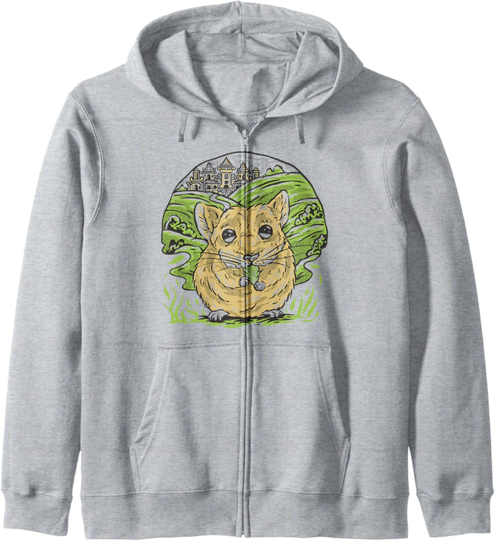 Süsser Chinchilla-Nager Kapuzenjacke