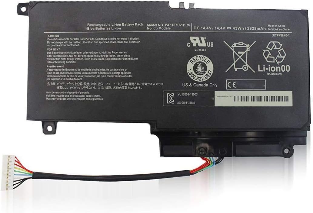 WYGUO PA5107U-1BRS PA5107U Laptop Batterie Ersatz für Toshiba Satellite L50 L50-A L55 L55t P50 P50-A
