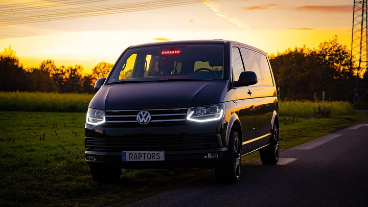 LED Frontwarnsystem SLIM (NOTFALL) | Einsatzschild | Dachaufsetzer-Ersatz | LED Einsatzschild mit Sa