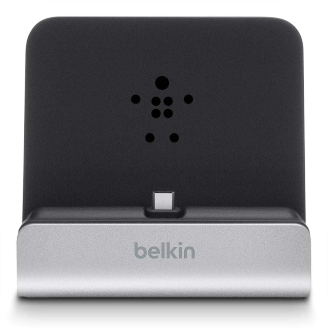 Belkin PowerHouse Micro-USB Dock XL (geeignet für Android Tablets und eReader) silber Micro-USB Tabl
