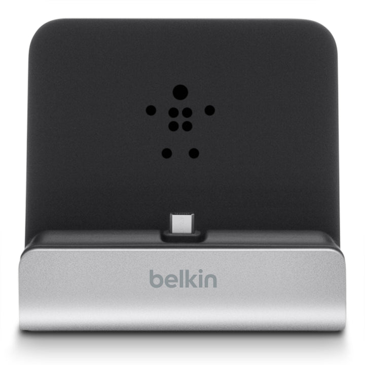 Belkin PowerHouse Micro-USB Dock XL (geeignet für Android Tablets und eReader) silber Micro-USB Tabl