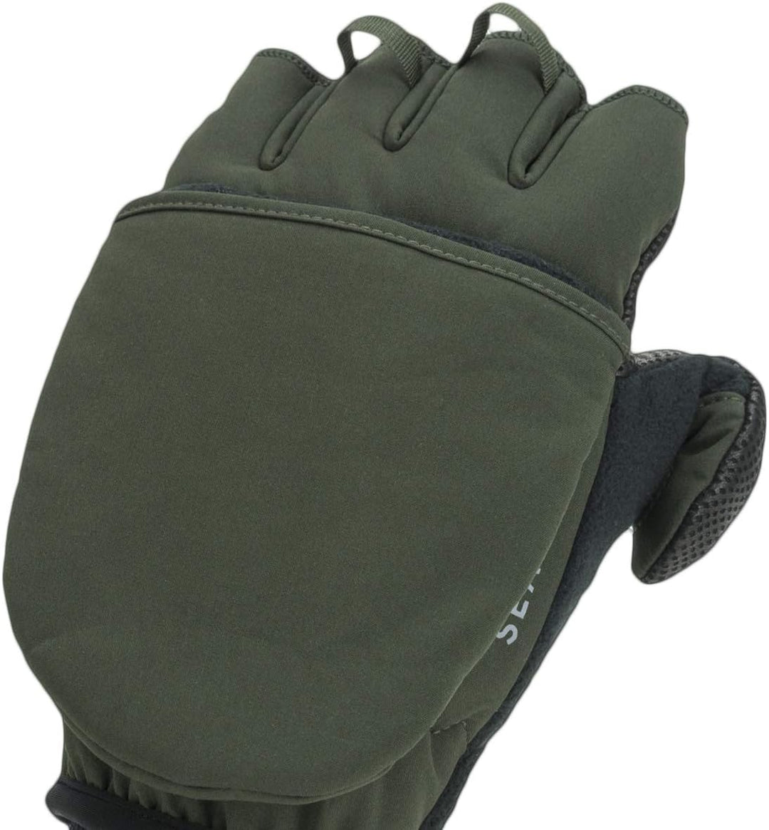 Sealskinz Unisex Kaltes Wetter Winddichter Fausthandschuh Olive Green/Black XXL, Olive Green/Black X