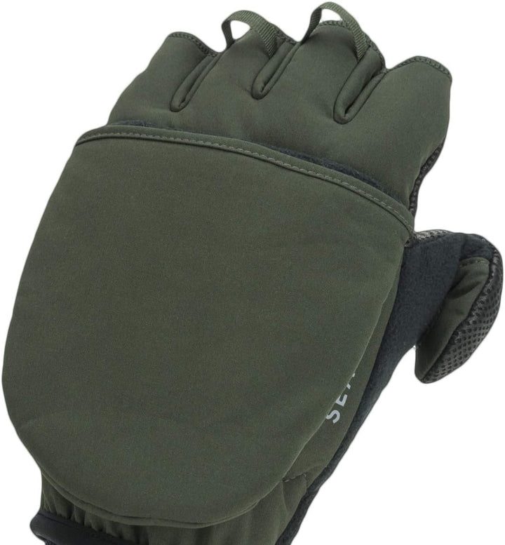Sealskinz Unisex Kaltes Wetter Winddichter Fausthandschuh Olive Green/Black XXL, Olive Green/Black X
