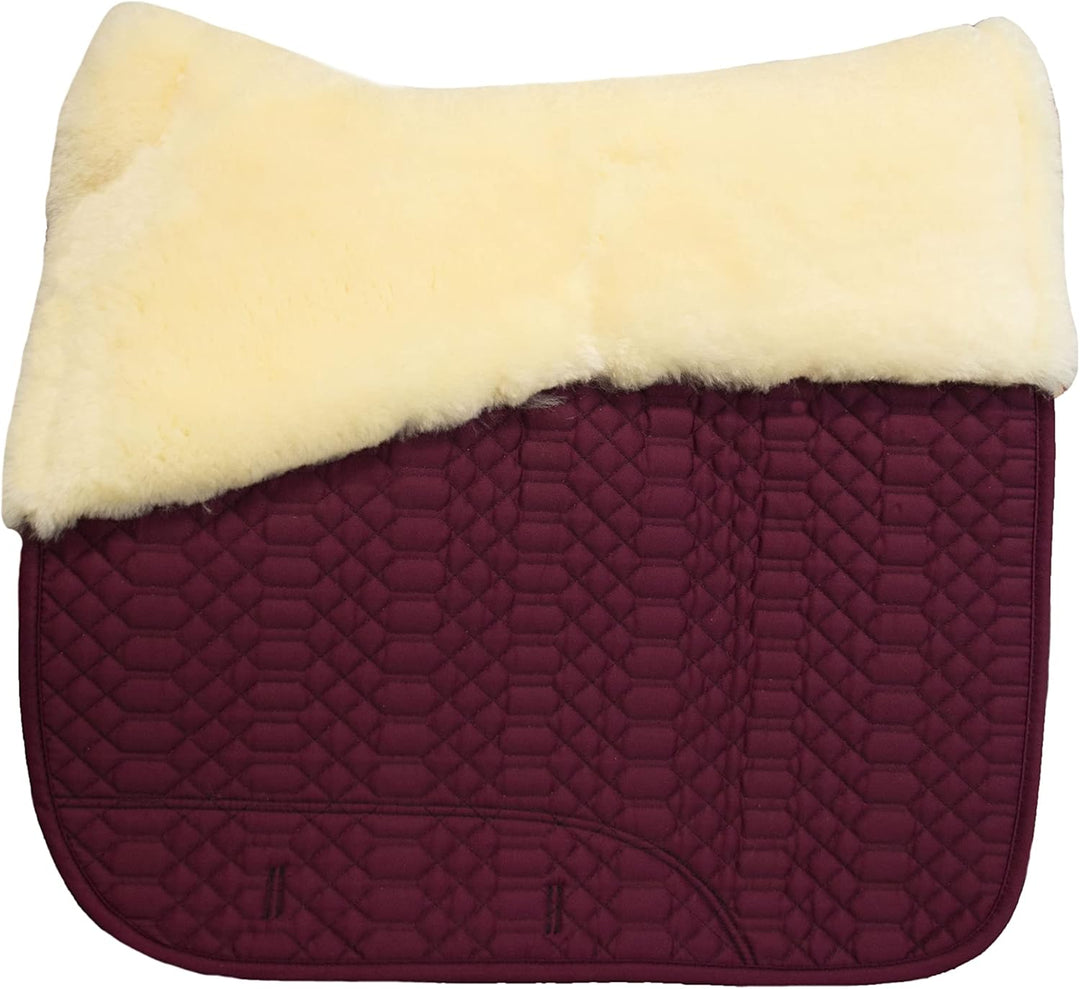 Engel Reitsport Lammfell Aufpolster Korrektur Schabracke Half Lined SCHABRA1AP-D-BOR-MED Stoff Borde