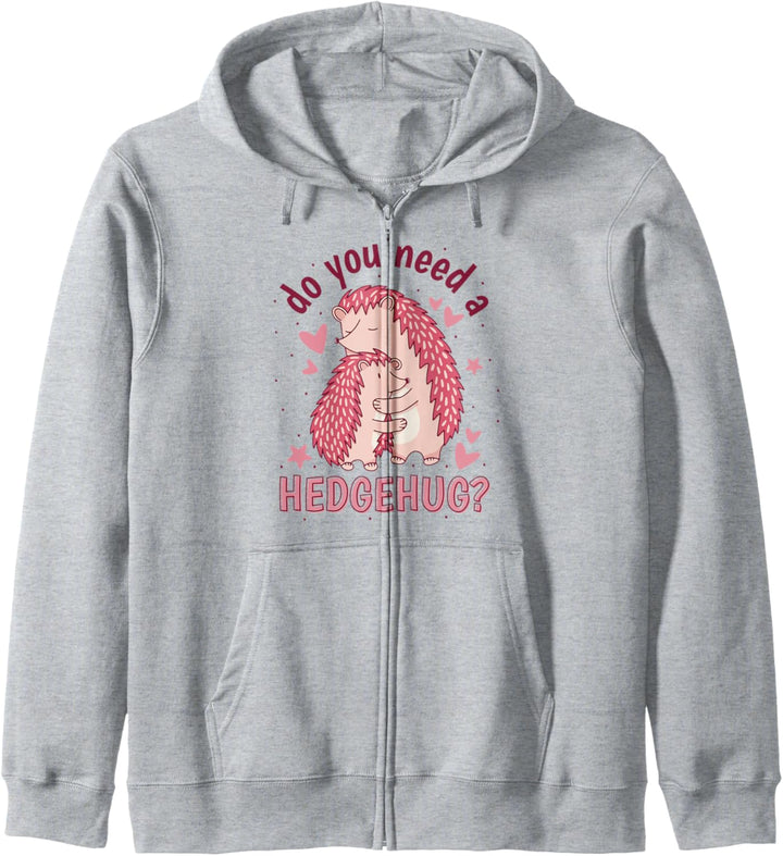 You Need a Hedgehug l Süsser Igel Spruch Mädchen Kapuzenjacke