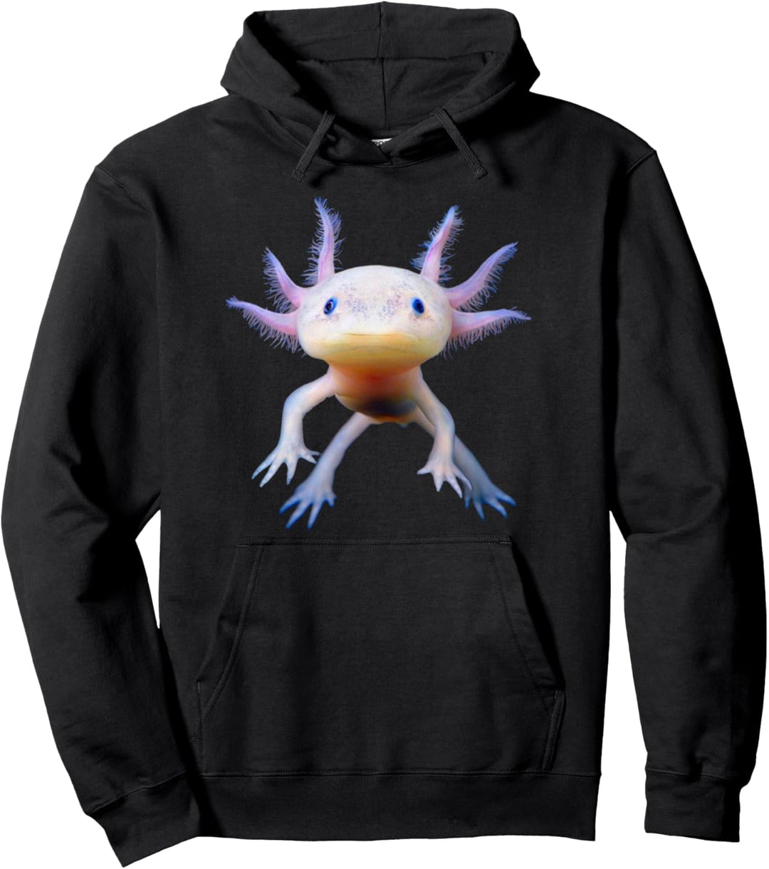 Axolotl - Mexikanischer Schwanzlurch - Wassermonster Pullover Hoodie