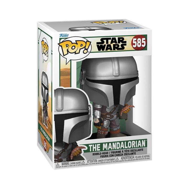 Funko Pop! Star Wars: BoBF - The Mandalorian - Mando mit Pouch - Star Wars: The Book of Boba Fett -