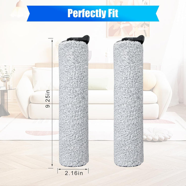Ersatz Bürstenwalzen für Tineco Floor ONE S3/iFloor 3 Breeze Akku Nass Trockensauger Rollen für Tine