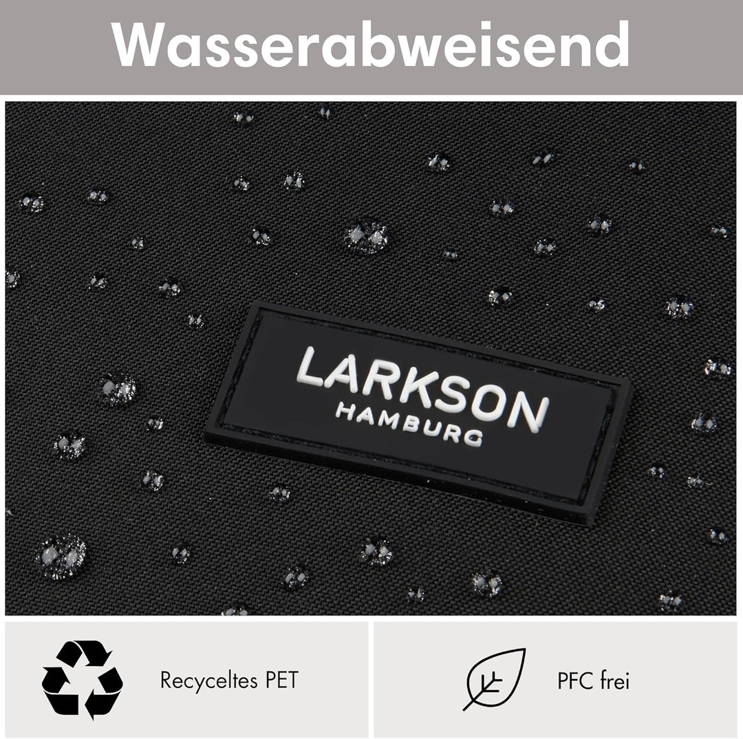 LARKSON Rucksack Damen & Herren - Tammo - Rolltop Daypack für Arbeit Uni Fahrrad - Backpack mit 16 Z