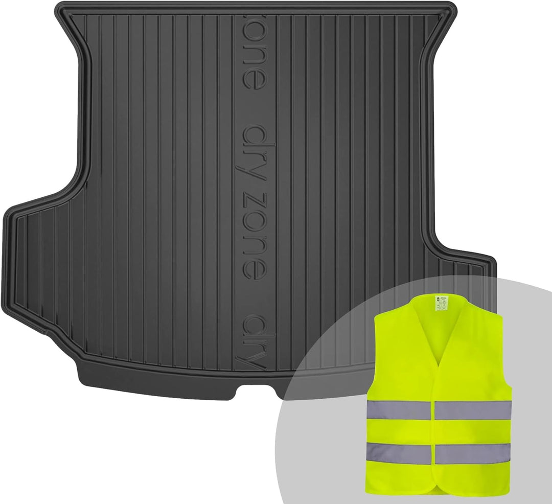 FROGUM DryZone Gummimatte Ganzjährige Praktische Auto Kofferraummatte Kofferraumwanne passend für Sk