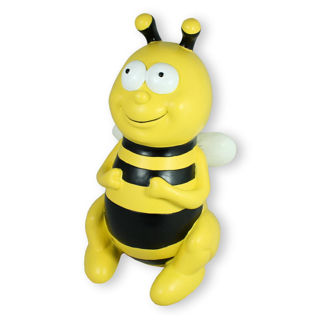 colourliving Gartenstecker Biene gross Bienen Deko Figuren Gartenfigur Bienen Dekoration handbemalt