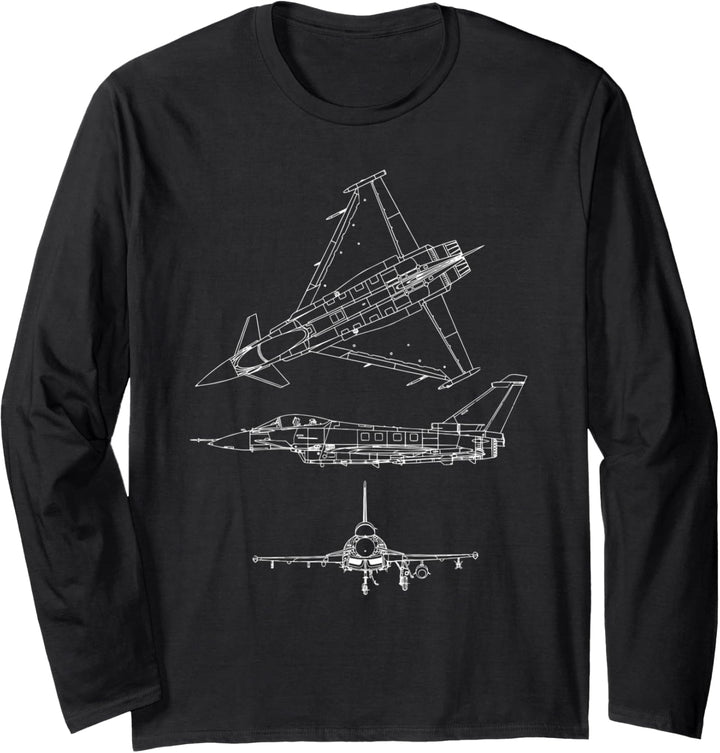 Eurofighter Taifun Langarmshirt