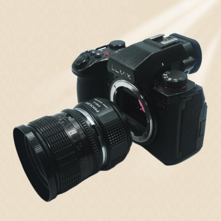 PHOLSY Objektivadapter OM auf L Mount Adapter Konverter Kompatibel mit Olympus Zuiko OM Objektiv und
