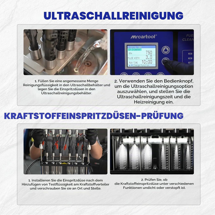 MR CARTOOL V310 GDI Kraftstoffeinspritzdüsen-Reinigungs- und Testgerät, 110V/220V Kraftstoffeinsprit