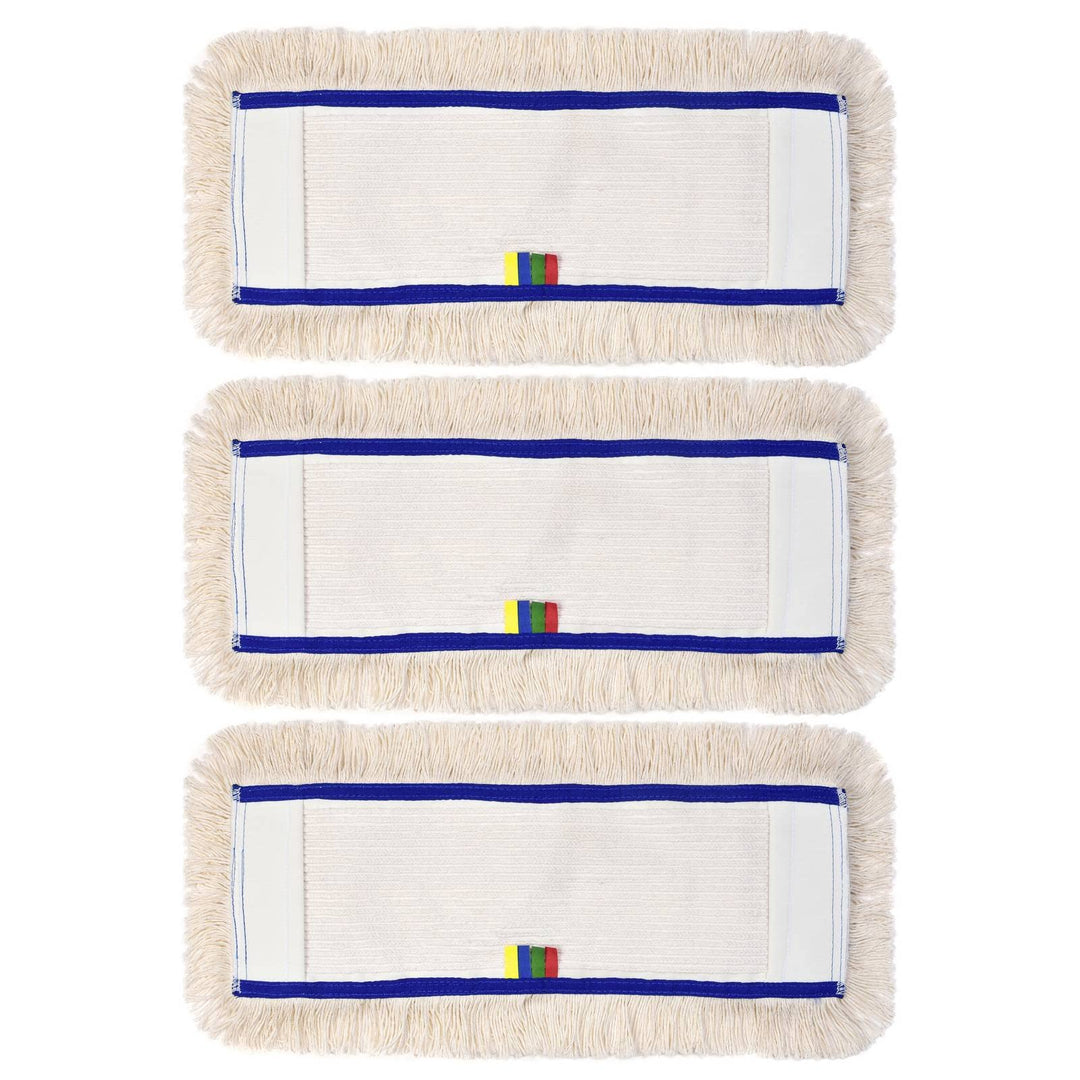 Profi Wischbezug aus Baumwolle | 40cm Breite | 3er-Pack | für alle Bodenarten und Bodenwischer | Ers