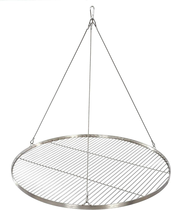 80 cm Grillrost Edelstahl für Schwenkgrill 3 Bein BBQ Grill Rost mit Seil neu