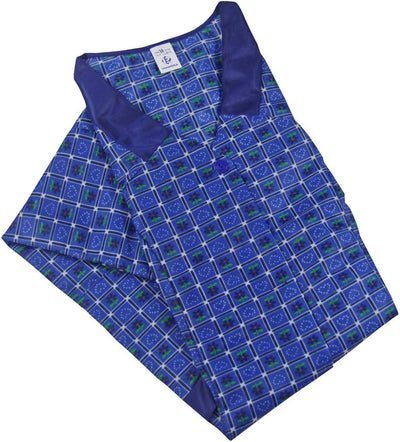 Kittel Schürze Dederon Nylon Kittelschürze versch. Farben 60 Design 1, 60 Design 1