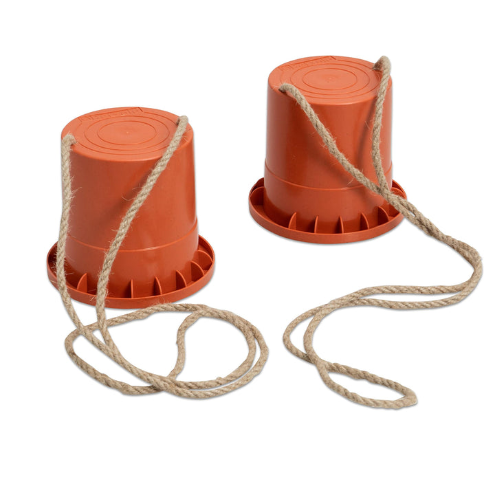 Betzold Laufstelzen aus treeNside-Material – Topfstelzen Becherstelzen Balance-Training Rosa, Rosa