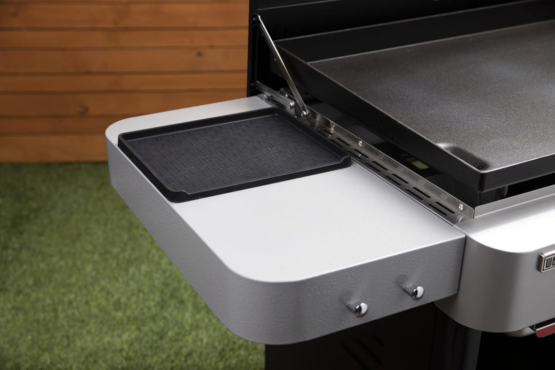 Weber Werkzeugmatte/Aus hitzebeständigem Silikon mit erhöhten Kanten für Grillwerkzeuge und Oberfläc