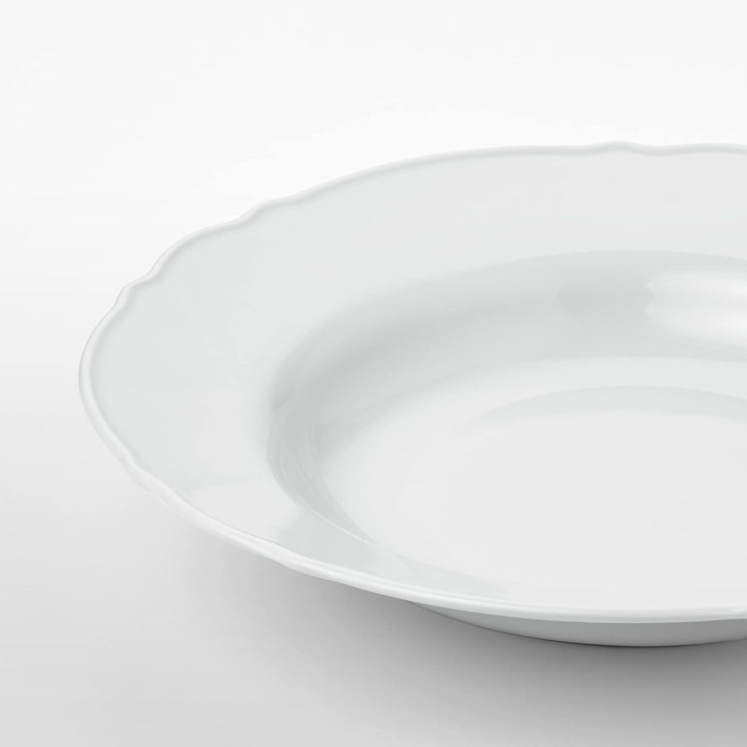 IKEA UPPLAGA Tiefer Teller, 26 cm, Weiss