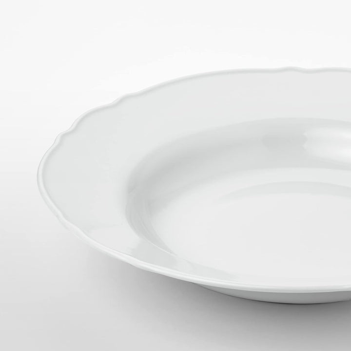 IKEA UPPLAGA Tiefer Teller, 26 cm, Weiss