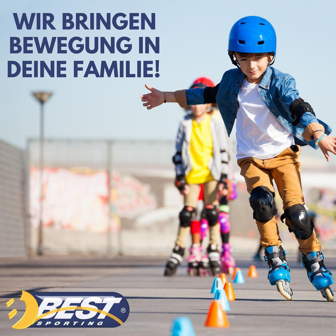 BEST SPORTING Tasche für Inlineskates und Schlittschuhe I Schlittschuhtasche mit verstellbarem Trage