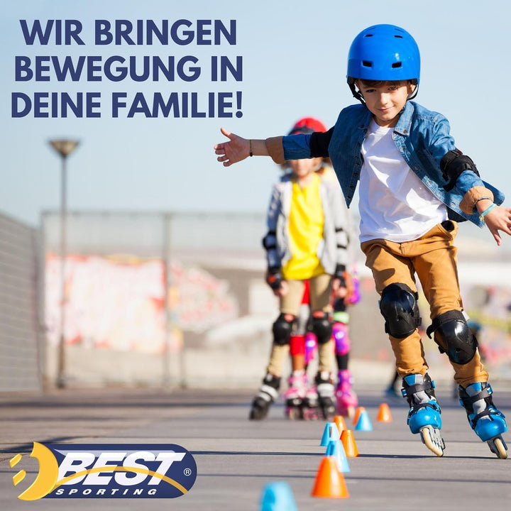 BEST SPORTING Tasche für Inlineskates und Schlittschuhe I Schlittschuhtasche mit verstellbarem Trage