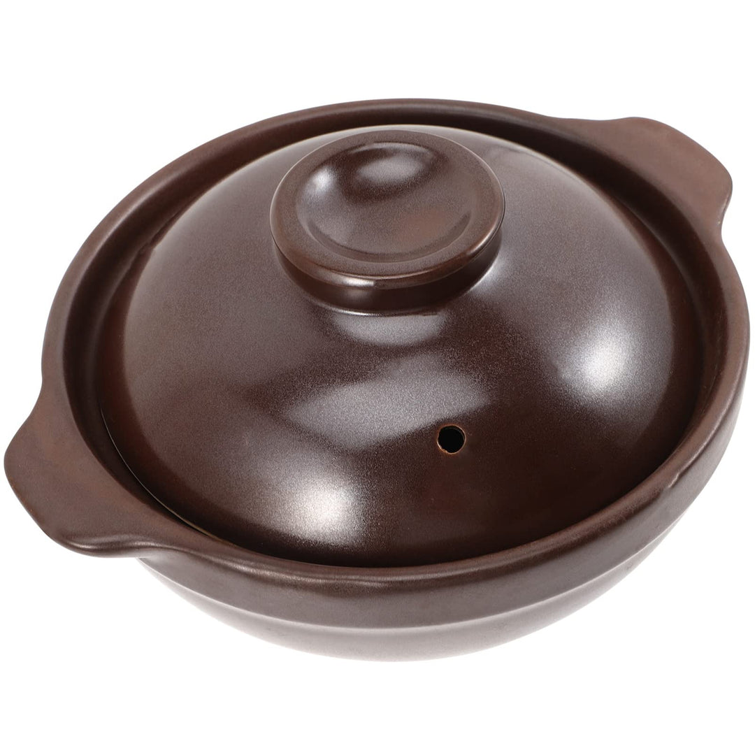 DOITOOL Auflauf Tontopf Kochtöpfe Ton Mit Deckel Reistöpfe Steingut Traditioneller Vintage-Auflauf F
