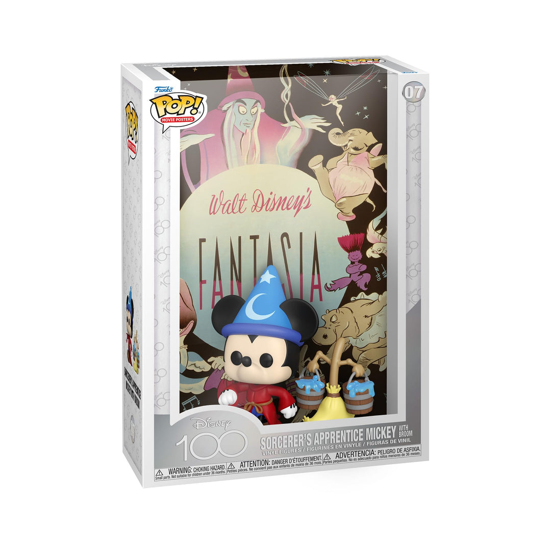 Funko Pop! Movie Poster: Disney - Mickey Mouse - Fantasia - Vinyl-Sammelfigur - Geschenkidee - Offiz