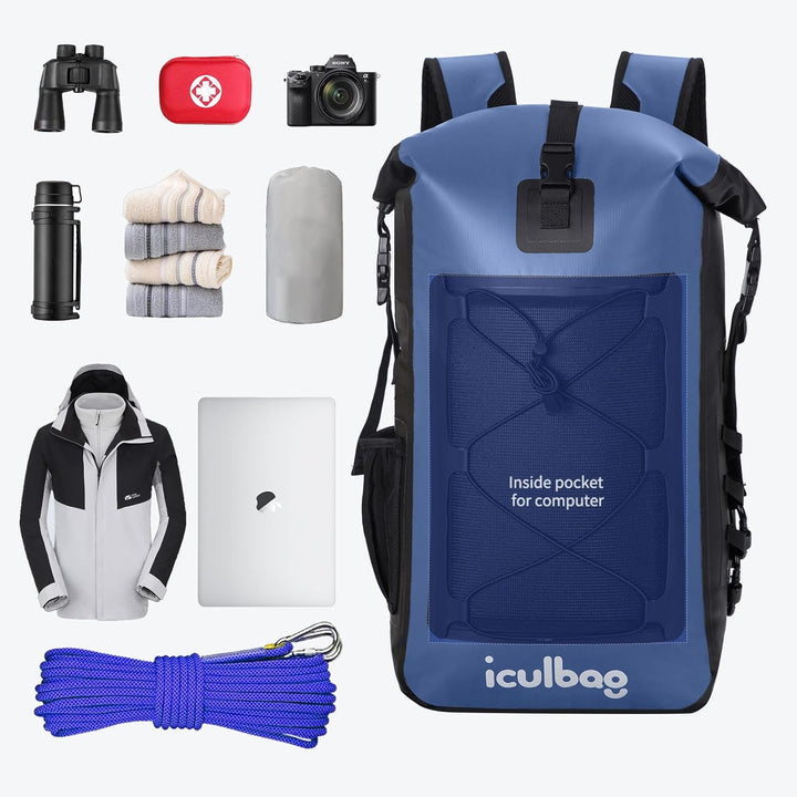 Wasserdichter Packsack Tasche BootszubehöR Wasserfester Rucksack Beutel Drybag Strand ZubehöR Rucksa