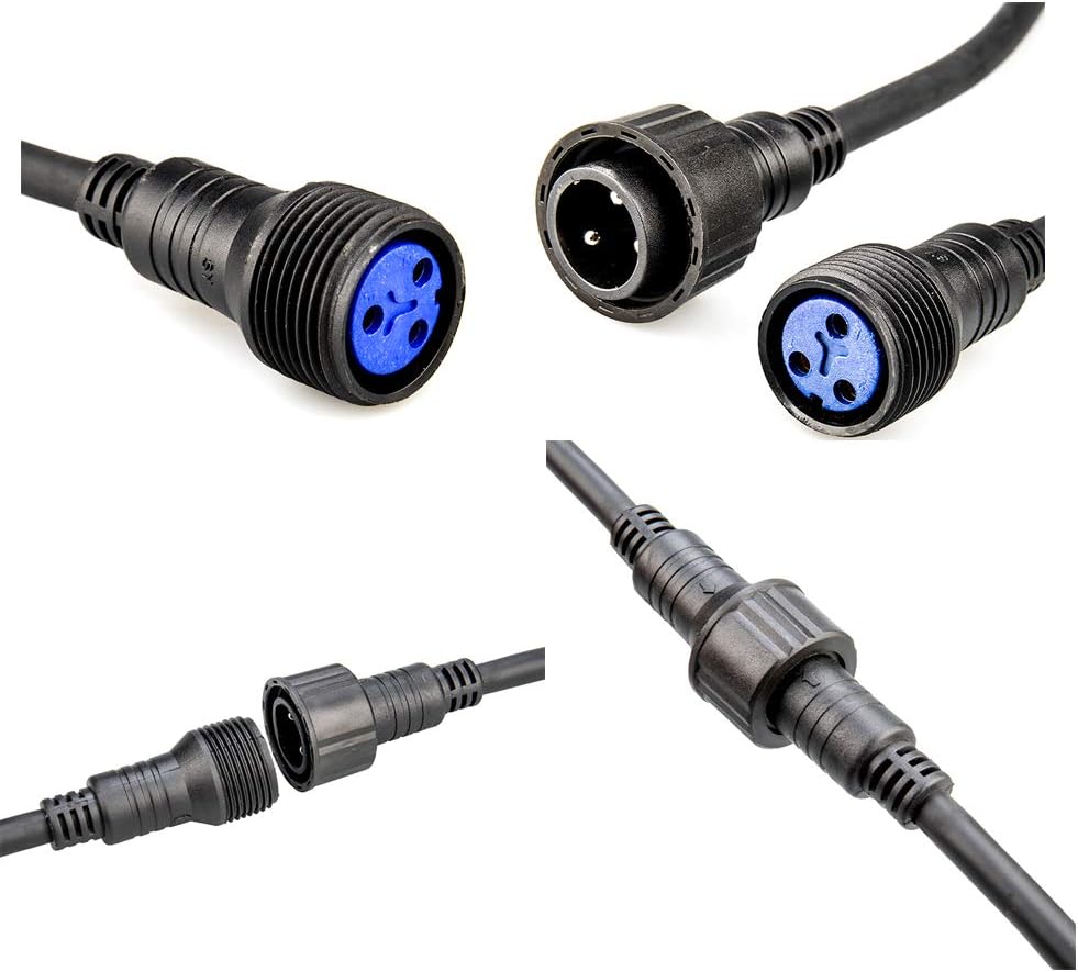 5m Power Cable Ac Plug Cable Power Connectors Buchse Wasserdicht, Led Outdoor Scheinwerfer ip65 Powe